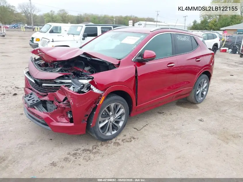 2020 Buick Encore Gx Fwd Select VIN: KL4MMDSL2LB122155 Lot: 42166052