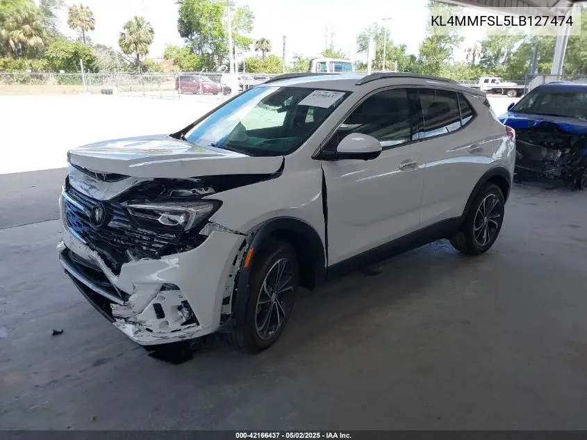 2020 Buick Encore Gx Fwd Essence VIN: KL4MMFSL5LB127474 Lot: 42166437