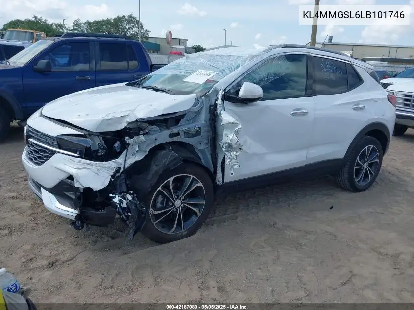 2020 Buick Encore Gx Awd Essence VIN: KL4MMGSL6LB101746 Lot: 42187080
