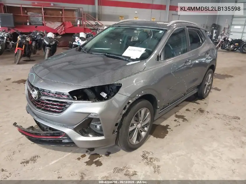 2020 Buick Encore Gx Fwd Select VIN: KL4MMDSL2LB135598 Lot: 42245798