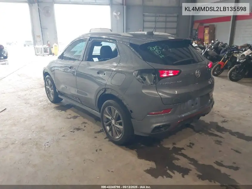 2020 Buick Encore Gx Fwd Select VIN: KL4MMDSL2LB135598 Lot: 42245798