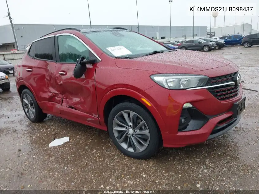2020 Buick Encore Gx Fwd Select VIN: KL4MMDS21LB098437 Lot: 42491662