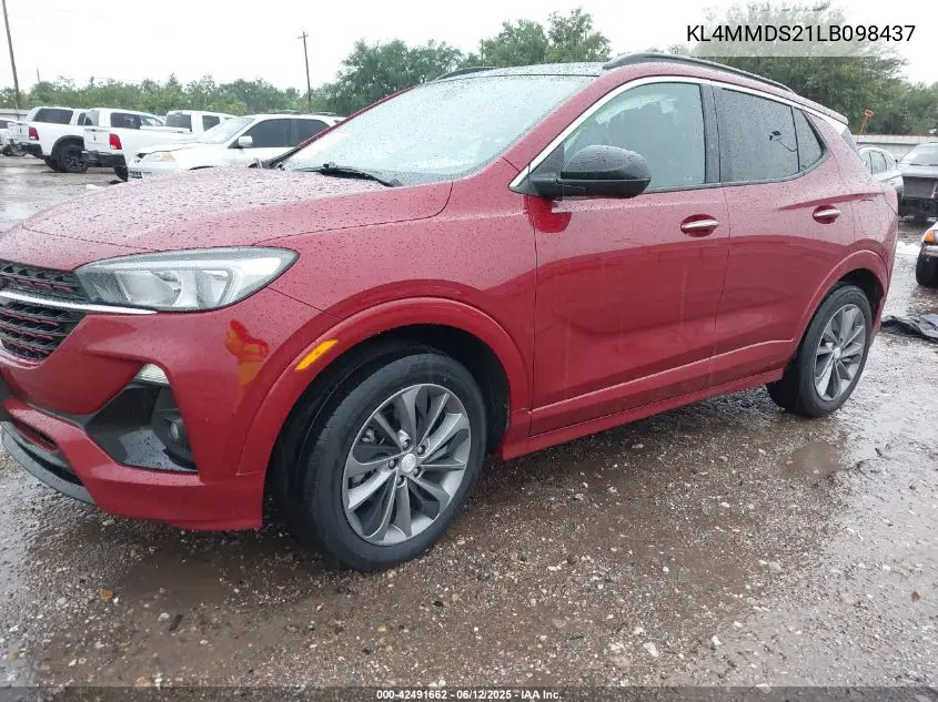 2020 Buick Encore Gx Fwd Select VIN: KL4MMDS21LB098437 Lot: 42491662