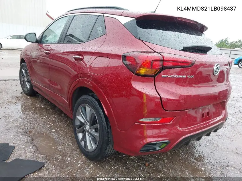 2020 Buick Encore Gx Fwd Select VIN: KL4MMDS21LB098437 Lot: 42491662