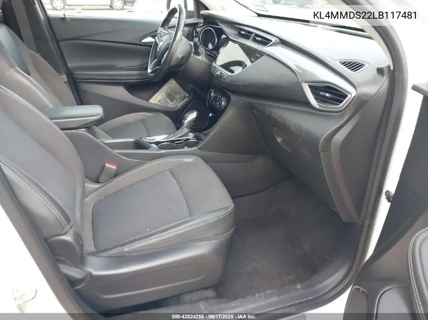 2020 Buick Encore Gx Fwd Select VIN: KL4MMDS22LB117481 Lot: 42524256