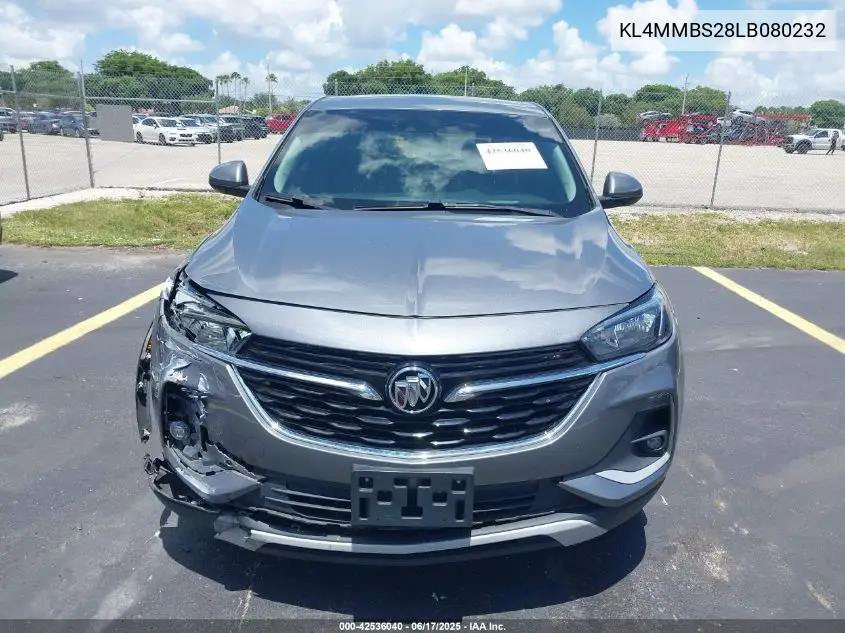 2020 Buick Encore Gx Fwd Preferred VIN: KL4MMBS28LB080232 Lot: 42536040