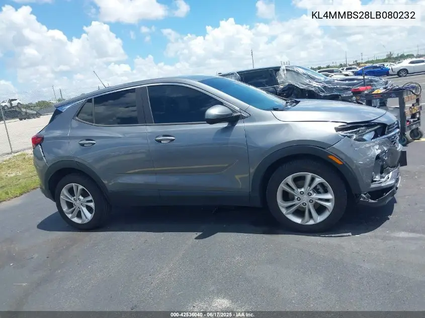 2020 Buick Encore Gx Fwd Preferred VIN: KL4MMBS28LB080232 Lot: 42536040