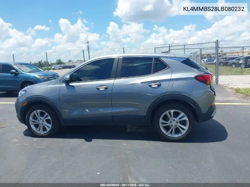 2020 Buick Encore Gx Fwd Preferred VIN: KL4MMBS28LB080232 Lot: 42536040