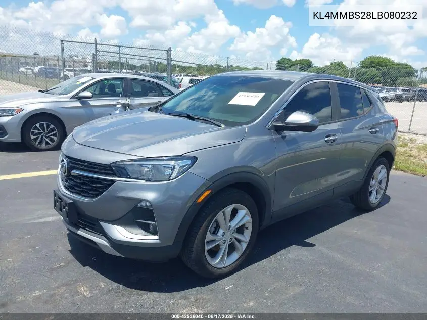 2020 Buick Encore Gx Fwd Preferred VIN: KL4MMBS28LB080232 Lot: 42536040
