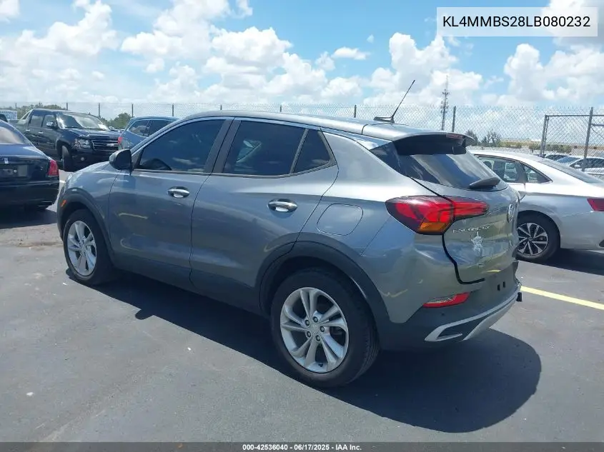2020 Buick Encore Gx Fwd Preferred VIN: KL4MMBS28LB080232 Lot: 42536040