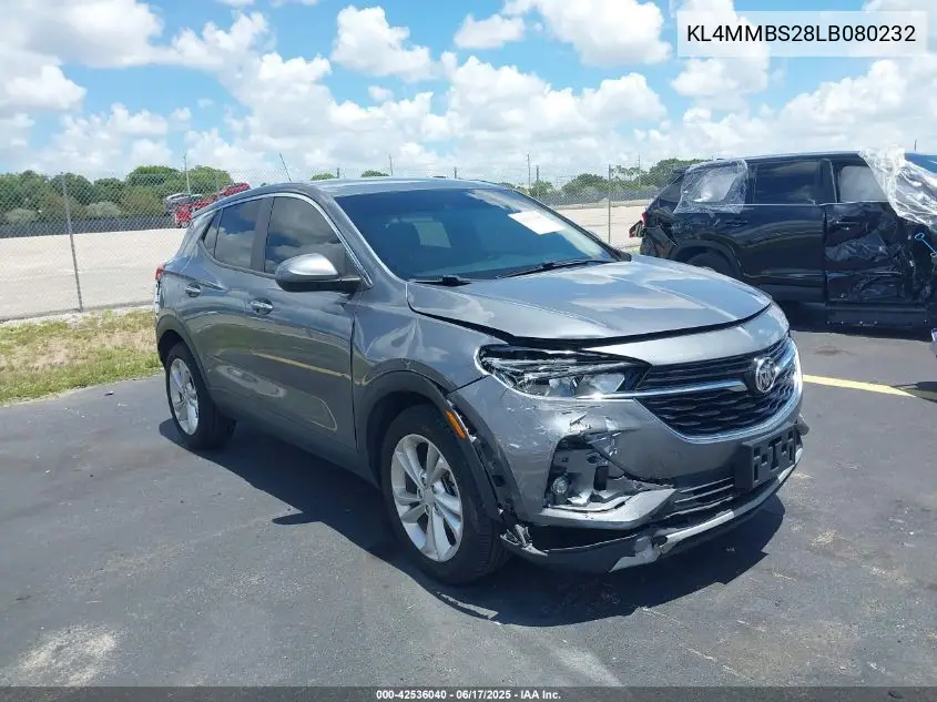 2020 Buick Encore Gx Fwd Preferred VIN: KL4MMBS28LB080232 Lot: 42536040