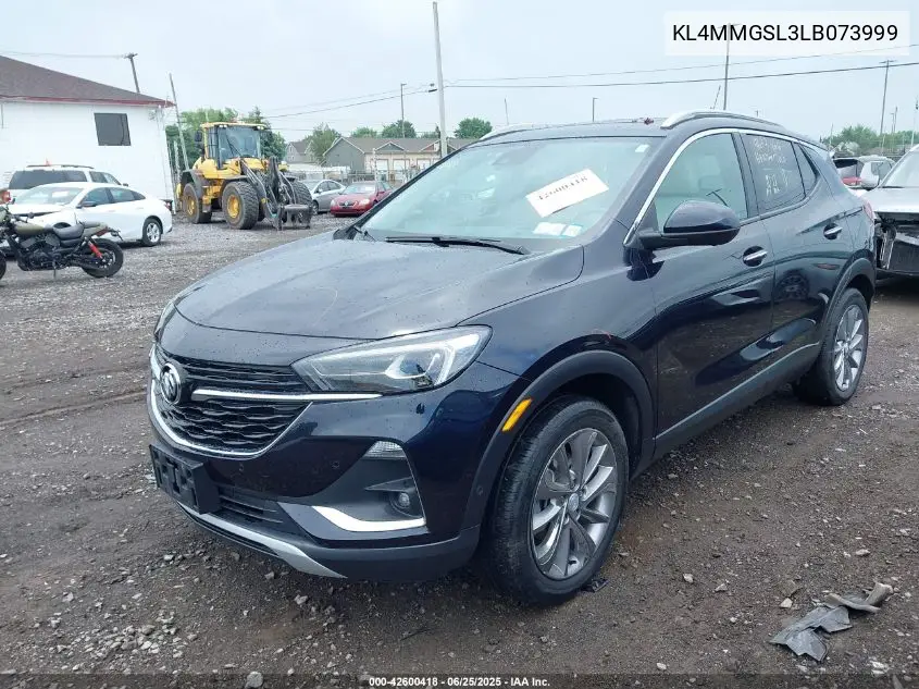 2020 Buick Encore Gx Awd Essence VIN: KL4MMGSL3LB073999 Lot: 42600418
