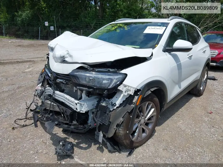 2020 Buick Encore Gx Fwd Select VIN: KL4MMDS20LB089809 Lot: 42602662