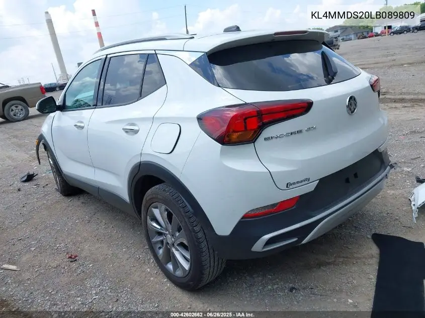 2020 Buick Encore Gx Fwd Select VIN: KL4MMDS20LB089809 Lot: 42602662