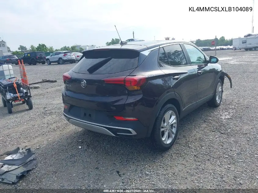 2020 Buick Encore Gx Awd Preferred VIN: KL4MMCSLXLB104089 Lot: 42611036