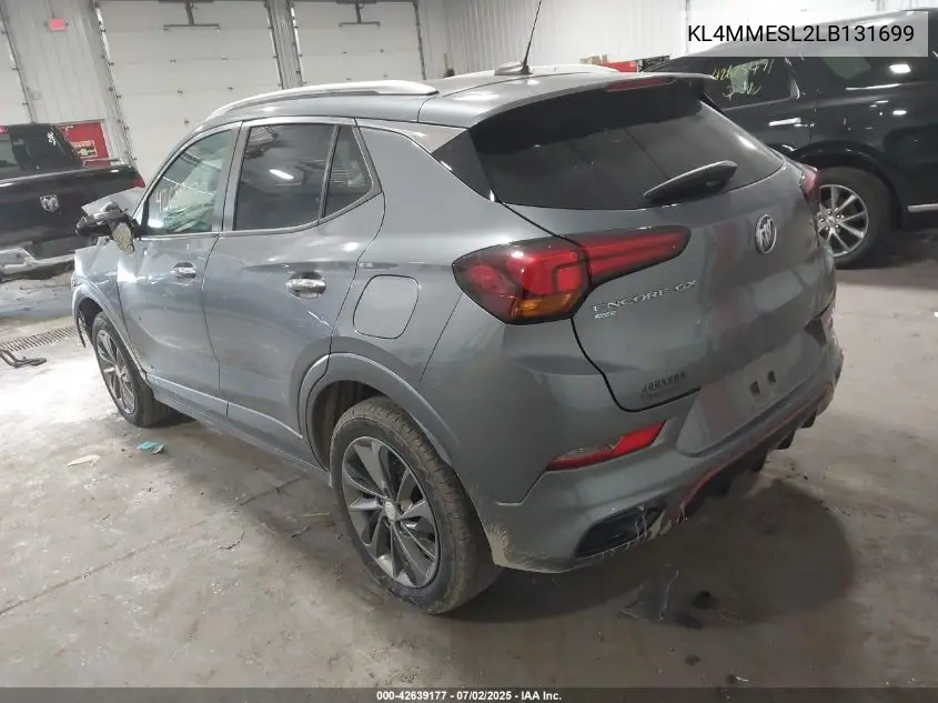 2020 Buick Encore Gx Awd Select VIN: KL4MMESL2LB131699 Lot: 42639177