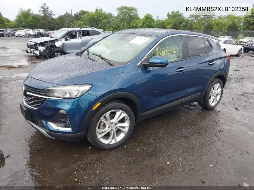 2020 Buick Encore Gx Fwd Preferred VIN: KL4MMBS2XLB102358 Lot: 42645727