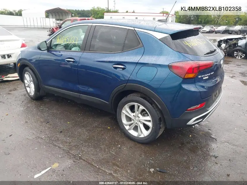 2020 Buick Encore Gx Fwd Preferred VIN: KL4MMBS2XLB102358 Lot: 42645727