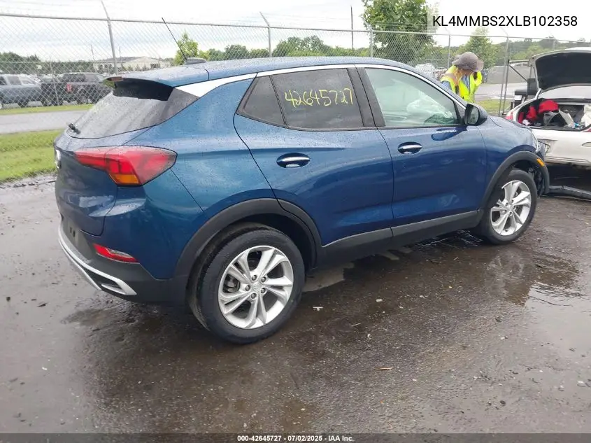 2020 Buick Encore Gx Fwd Preferred VIN: KL4MMBS2XLB102358 Lot: 42645727