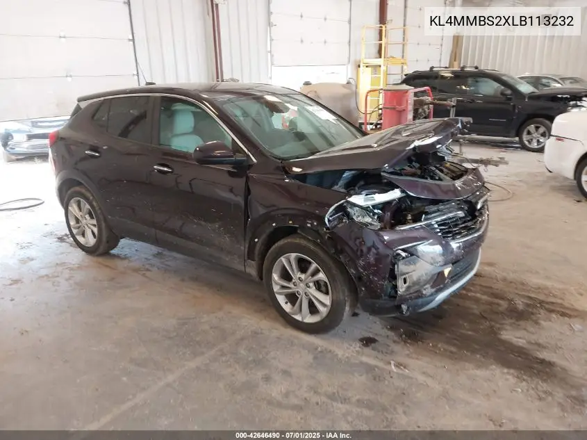 2020 Buick Encore Gx Fwd Preferred VIN: KL4MMBS2XLB113232 Lot: 42646490