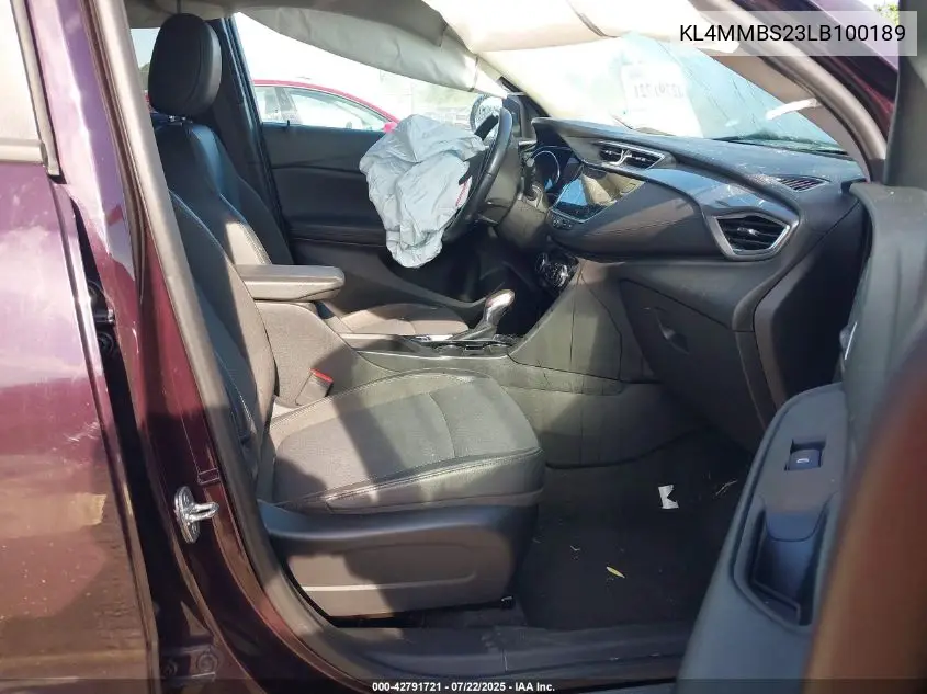 2020 Buick Encore Gx Fwd Preferred VIN: KL4MMBS23LB100189 Lot: 42791721