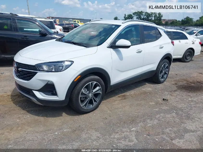 2020 Buick Encore Gx Fwd Select VIN: KL4MMDSL1LB106741 Lot: 42811343