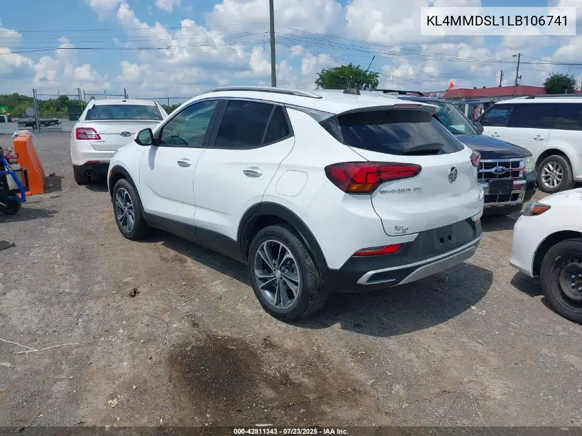 2020 Buick Encore Gx Fwd Select VIN: KL4MMDSL1LB106741 Lot: 42811343