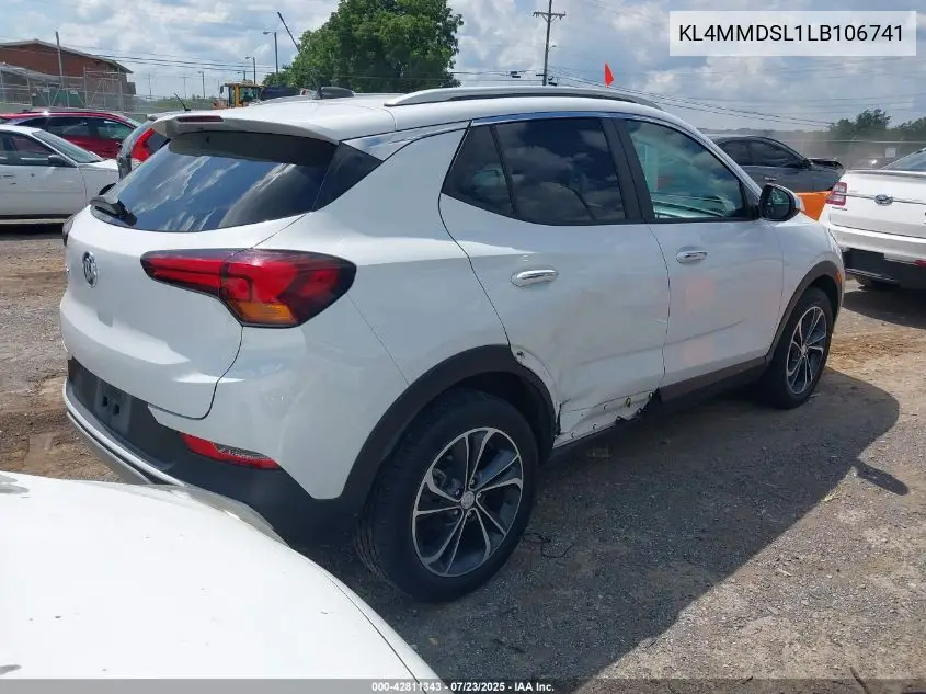 2020 Buick Encore Gx Fwd Select VIN: KL4MMDSL1LB106741 Lot: 42811343