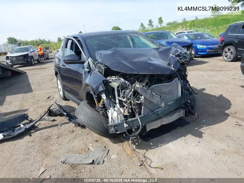 2021 Buick Encore Gx Preferred VIN: KL4MMCSL7MB099239 Lot: 12338725