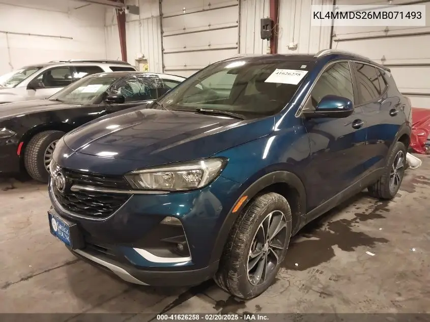 2021 Buick Encore Gx Fwd Select VIN: KL4MMDS26MB071493 Lot: 41626258