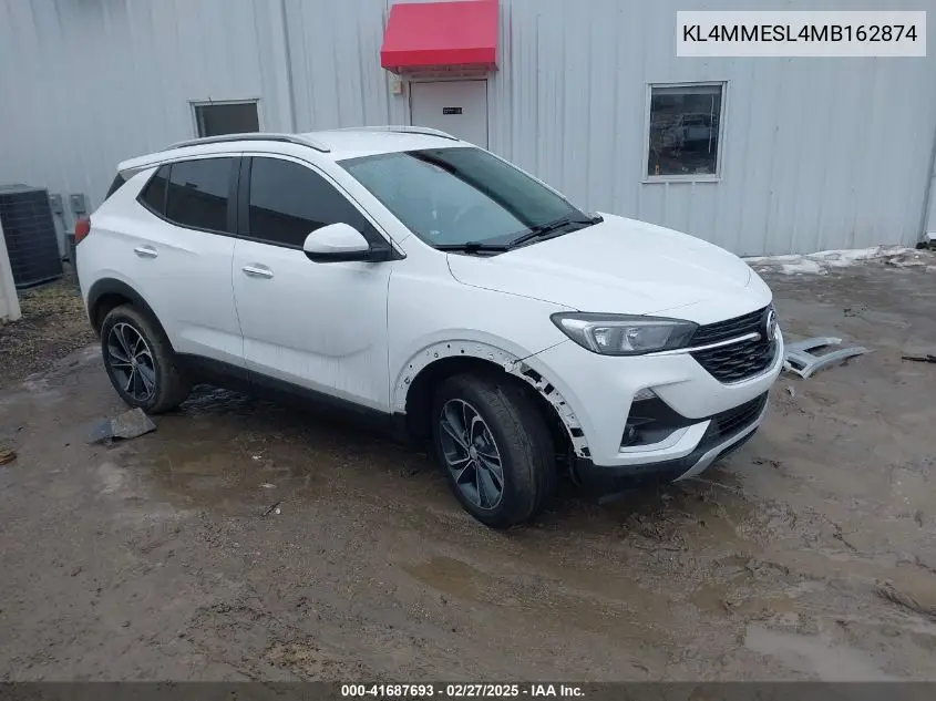 2021 Buick Encore Gx Awd Select VIN: KL4MMESL4MB162874 Lot: 41687693