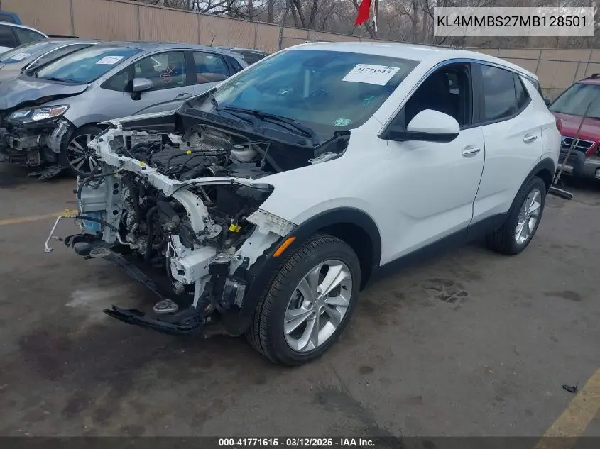 2021 Buick Encore Gx Fwd Preferred VIN: KL4MMBS27MB128501 Lot: 41771615