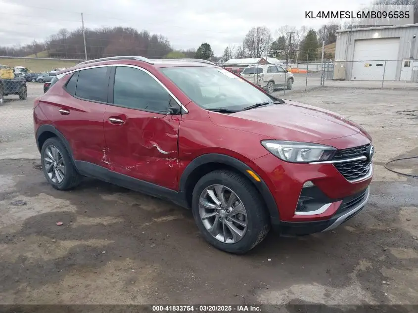 2021 Buick Encore Gx Awd Select VIN: KL4MMESL6MB096585 Lot: 41833754