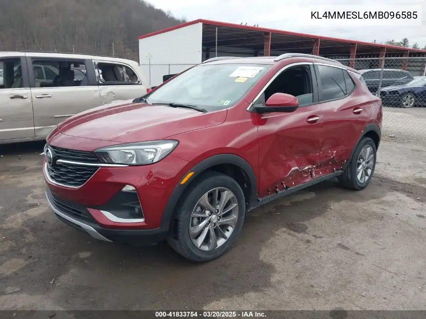 2021 Buick Encore Gx Awd Select VIN: KL4MMESL6MB096585 Lot: 41833754