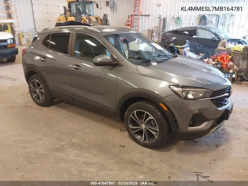 2021 Buick Encore Gx Awd Select VIN: KL4MMESL7MB164781 Lot: 41847997