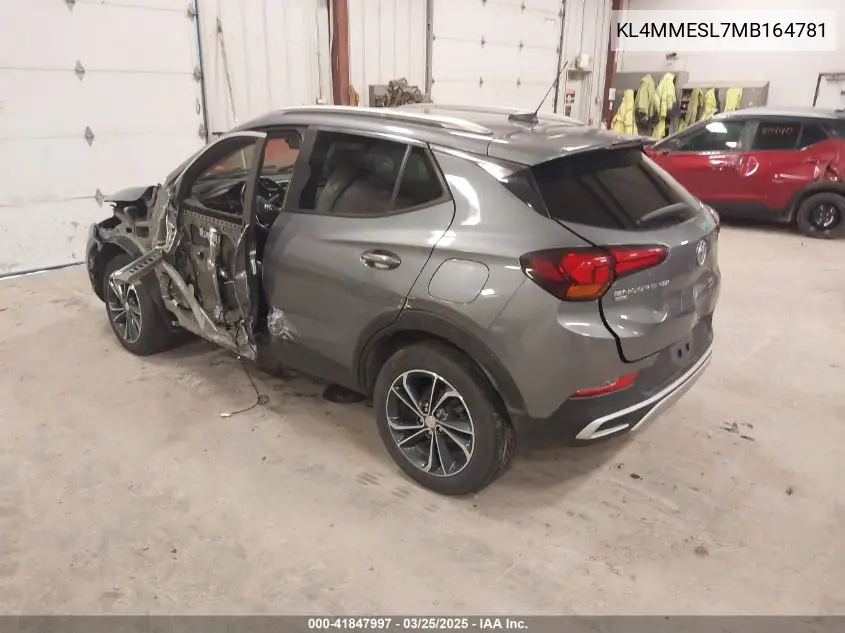 2021 Buick Encore Gx Awd Select VIN: KL4MMESL7MB164781 Lot: 41847997