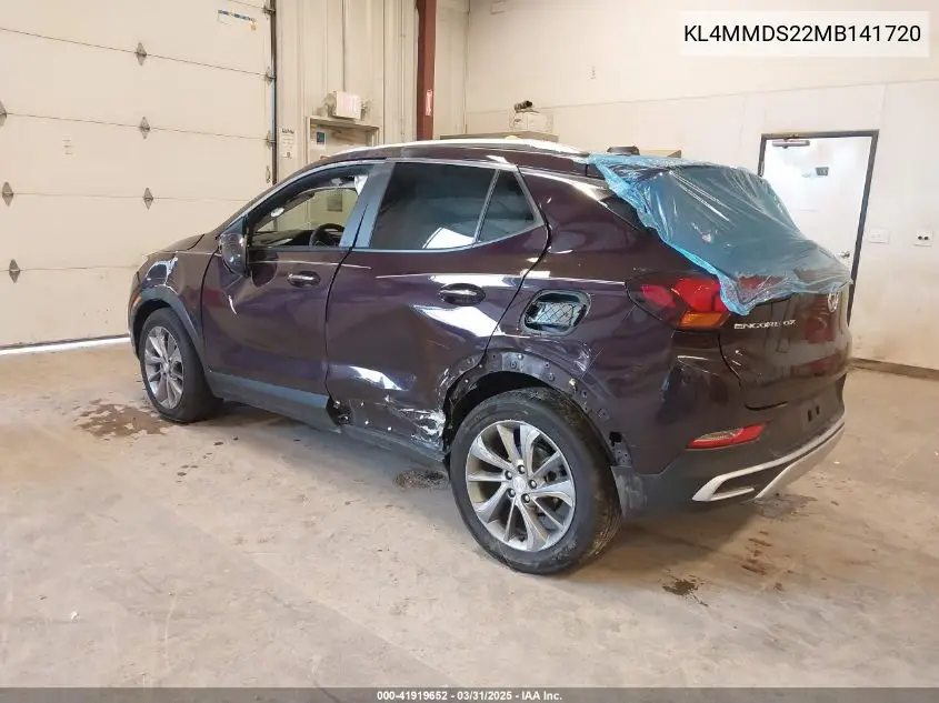 2021 Buick Encore Gx Fwd Select VIN: KL4MMDS22MB141720 Lot: 41919652
