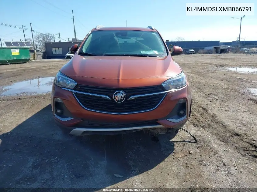2021 Buick Encore Gx Fwd Select VIN: KL4MMDSLXMB066791 Lot: 41966415