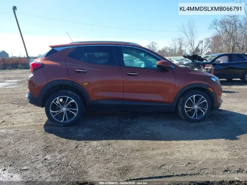 2021 Buick Encore Gx Fwd Select VIN: KL4MMDSLXMB066791 Lot: 41966415