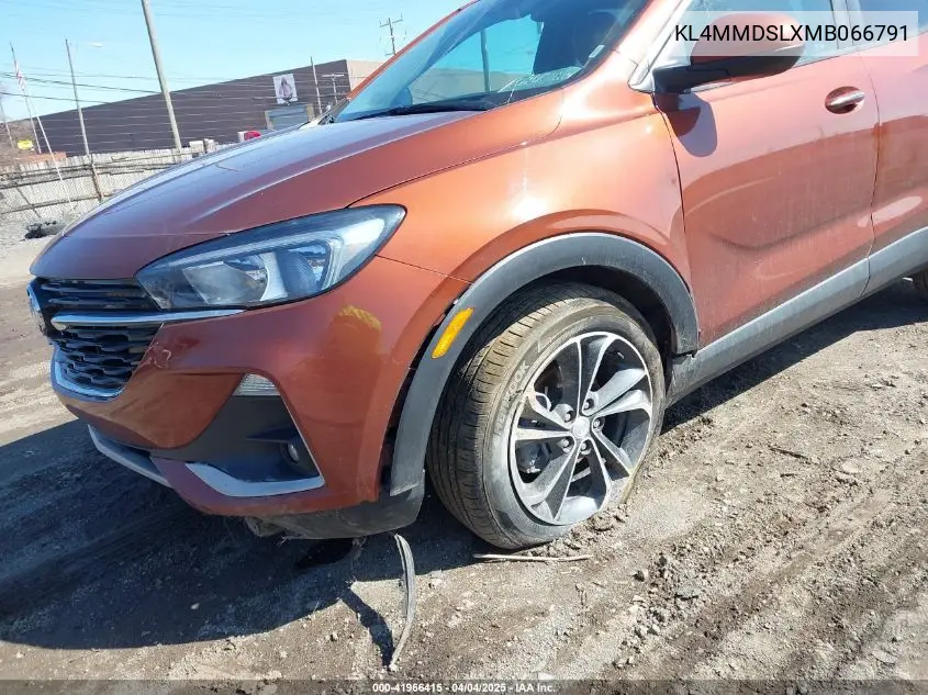 2021 Buick Encore Gx Fwd Select VIN: KL4MMDSLXMB066791 Lot: 41966415