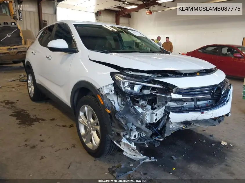 2021 Buick Encore Gx Awd Preferred VIN: KL4MMCSL4MB087775 Lot: 41987178