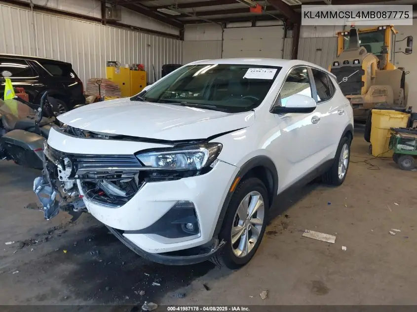 2021 Buick Encore Gx Awd Preferred VIN: KL4MMCSL4MB087775 Lot: 41987178