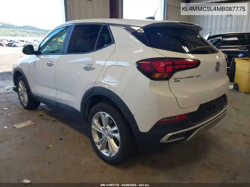 2021 Buick Encore Gx Awd Preferred VIN: KL4MMCSL4MB087775 Lot: 41987178