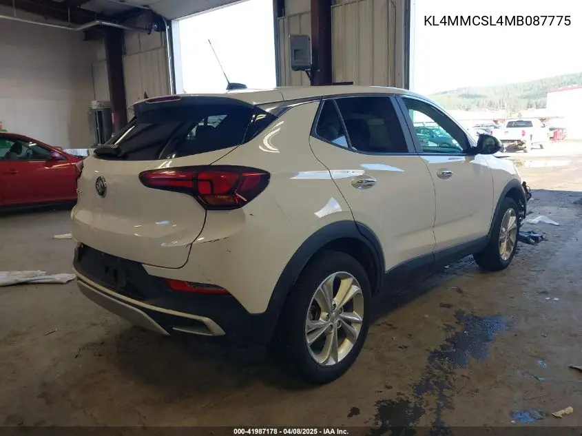2021 Buick Encore Gx Awd Preferred VIN: KL4MMCSL4MB087775 Lot: 41987178