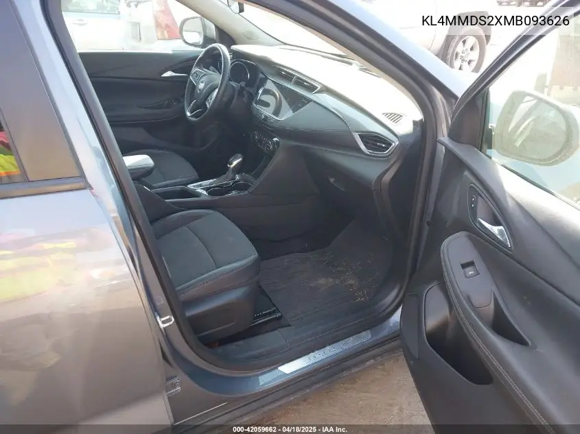 2021 Buick Encore Gx Fwd Select VIN: KL4MMDS2XMB093626 Lot: 42059662