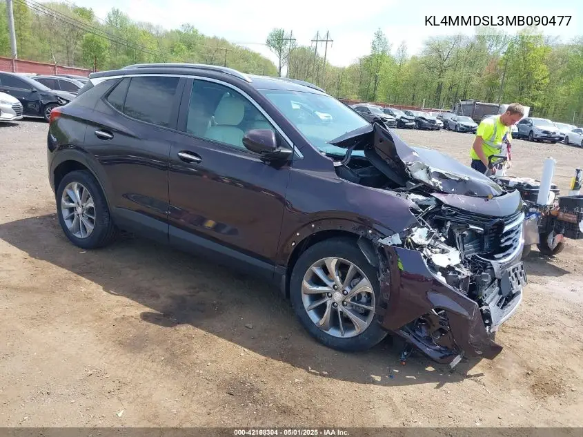 2021 Buick Encore Gx Fwd Select VIN: KL4MMDSL3MB090477 Lot: 42168304