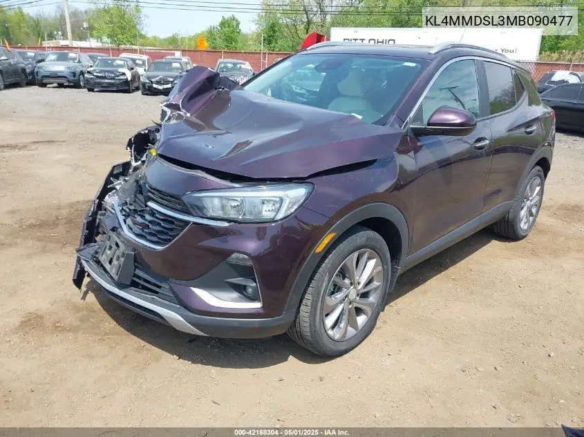 2021 Buick Encore Gx Fwd Select VIN: KL4MMDSL3MB090477 Lot: 42168304