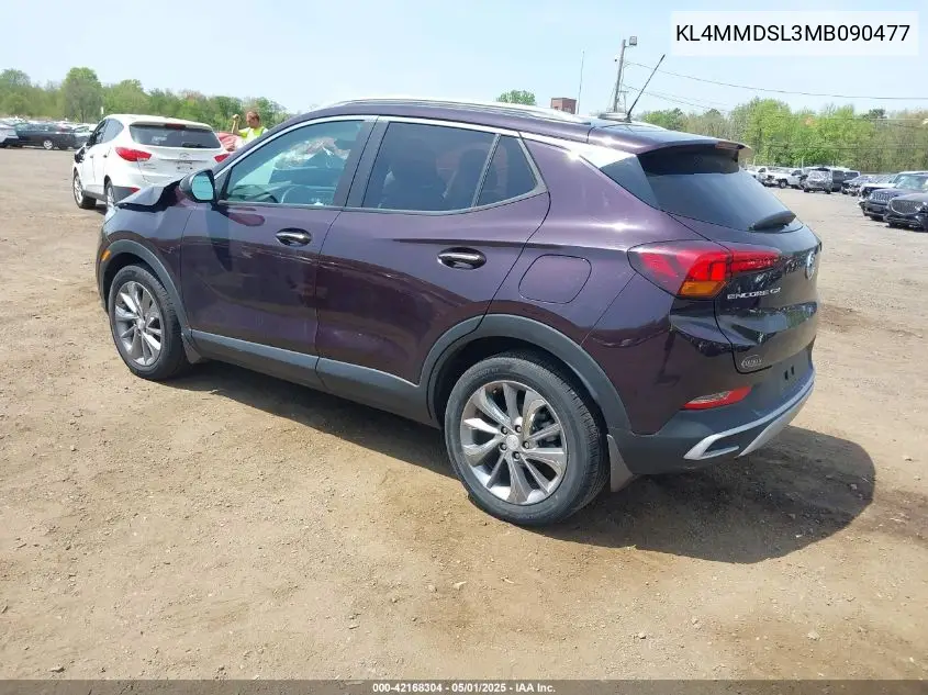 2021 Buick Encore Gx Fwd Select VIN: KL4MMDSL3MB090477 Lot: 42168304