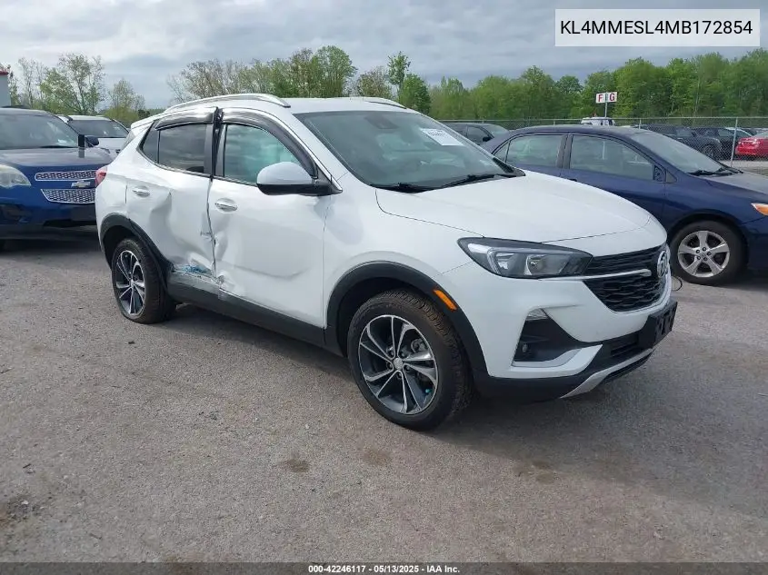 2021 Buick Encore Gx Awd Select VIN: KL4MMESL4MB172854 Lot: 42246117