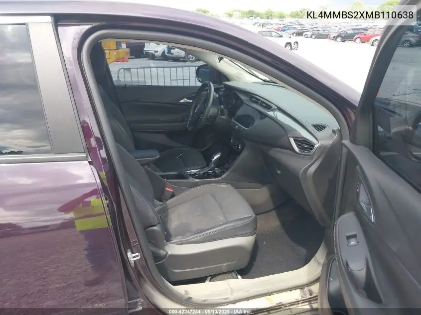 2021 Buick Encore Gx Fwd Preferred VIN: KL4MMBS2XMB110638 Lot: 42247244